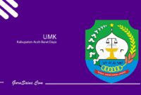 UMK Kabupaten Aceh Barat Daya