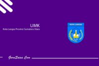 UMK Kota Langsa Provinsi Sumatera Utara