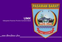 UMK Kabupaten Pasaman Provinsi Sumatera Barat